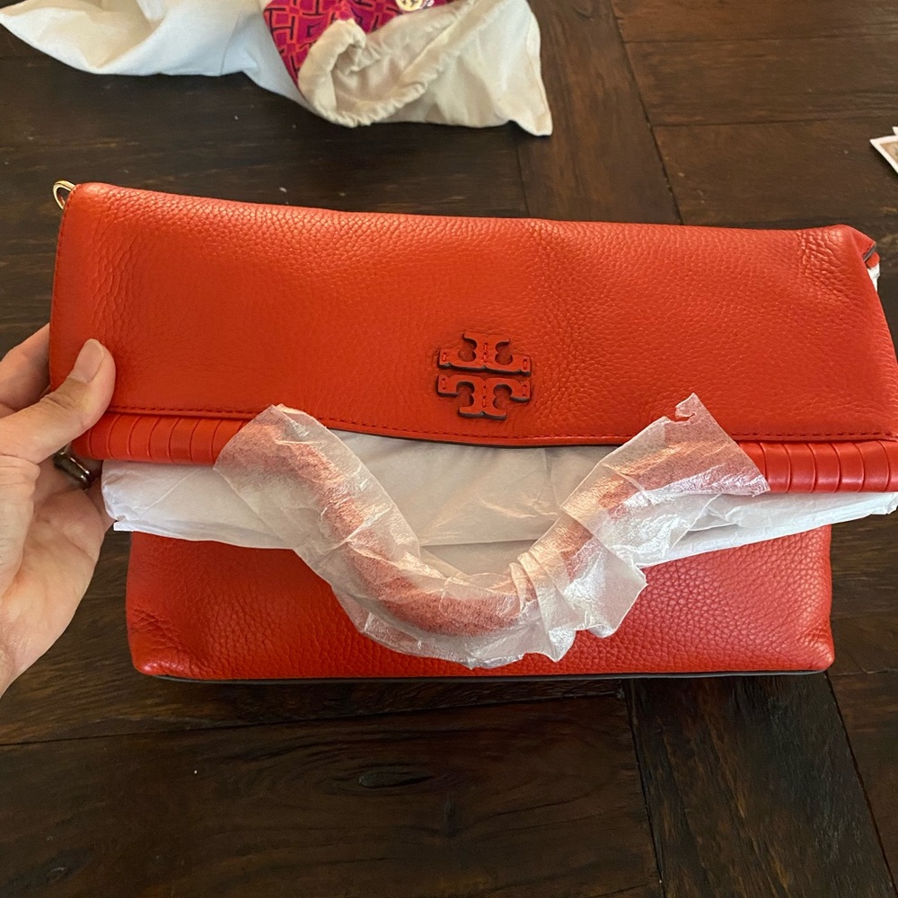 Tory Burch Bold Orange Shoulder Bag
